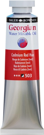 DALER ROWNEY WATER MIXABLE OIL COLOUR 37ML CADMIUM RED HUE