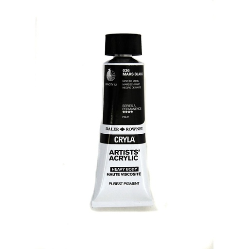 DALER ROWNEY CRYLA 75ML MARS BLACK