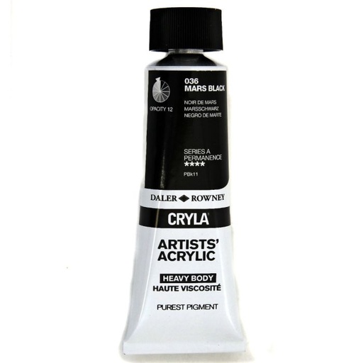 DALER ROWNEY CRYLA 75ML MARS BLACK