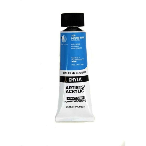 DALER ROWNEY CRYLA 75ML AZURE BLUE