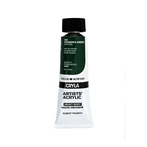 DALER ROWNEY CRYLA 75ML HOOKERS GREEN HEAVY BODY