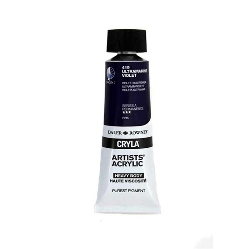 DALER ROWNEY CRYLA 75ML ULTRAMARINE VIOLET