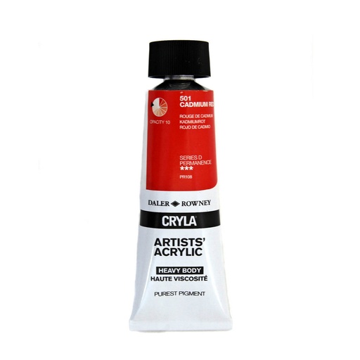 DALER ROWNEY CRYLA 75ML CADMIUM RED