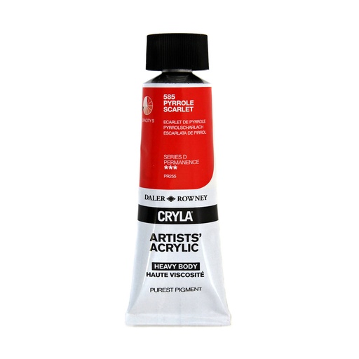 DALER ROWNEY CRYLA 75ML PYRROLE SCARLET