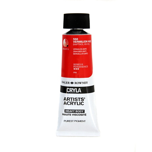 DALER ROWNEY CRYLA 75ML VERMILION HUE