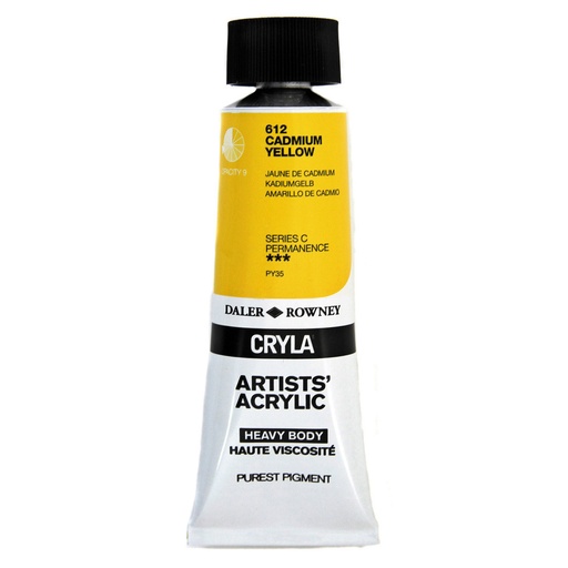 DALER ROWNEY CRYLA 75ML CADMIUM YELLOW