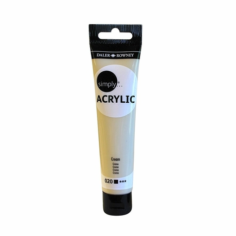 DALER ROWNEY SIMPLY ACRYLIC 75ML SL CREAM