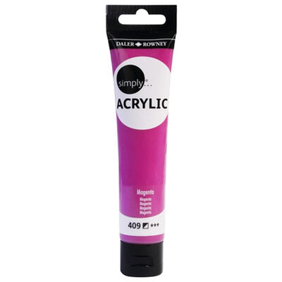 DALER ROWNEY SIMPLY ACRYLIC 75ML SL MAGENTA