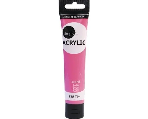 DALER ROWNEY SIMPLY ACRYLIC 75ML SL NEON PINK