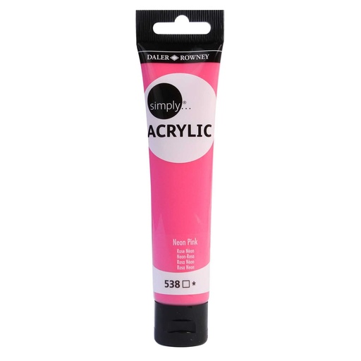 DALER ROWNEY SIMPLY ACRYLIC 75ML SL NEON PINK
