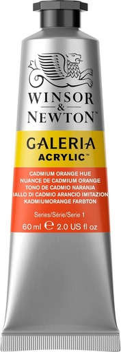 [2120090] WINSOR & NEWTON GALERIA ACRYLIC COLOUR 60ML TBE CADMIUM ORANGE HUE