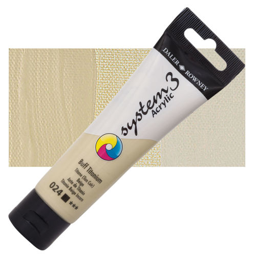 DALER ROWNEY SYSTEM3 ACRYLIC 59ML BUFF TITANIUM