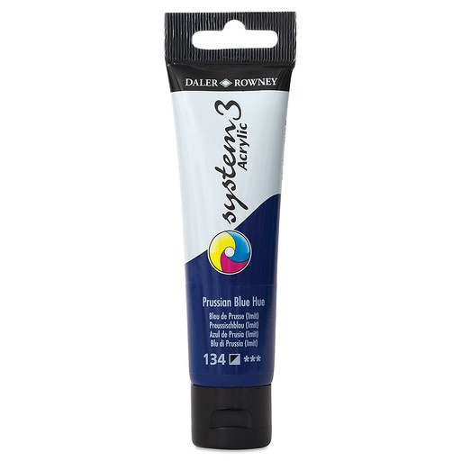 DALER ROWNEY SYSTEM3 ACRYLIC 59ML PRUSSIAN BLUE HUE