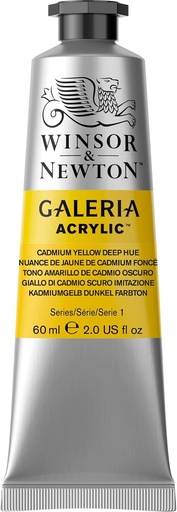 [2120115] WINSOR & NEWTON GALERIA ACRYLIC COLOUR 60ML TBE CADMIUM YELLOW DEEP HUE