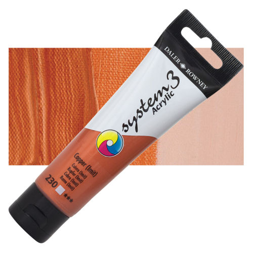 DALER ROWNEY SYSTEM3 ACRYLIC 59ML COPPER HUE