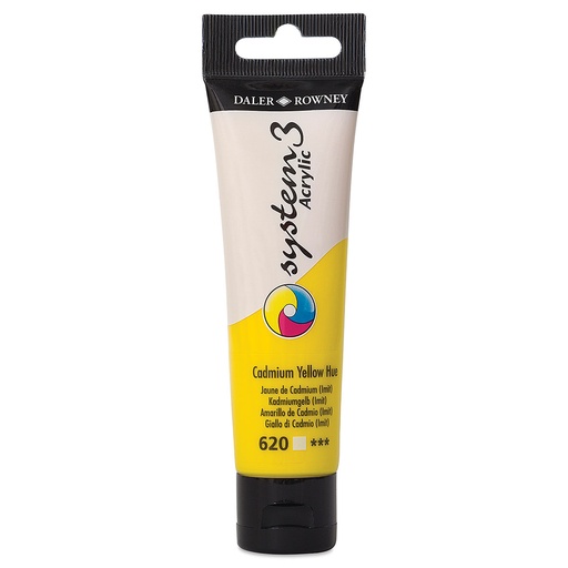 DALER ROWNEY SYSTEM3 ACRYLIC 59ML CADMIUM YELLOW DEEP HUE