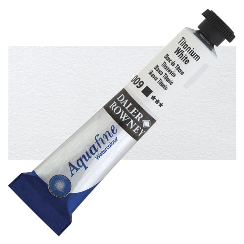 DALER ROWNEY AQUAFINE 8ML TITANIUM WHITE