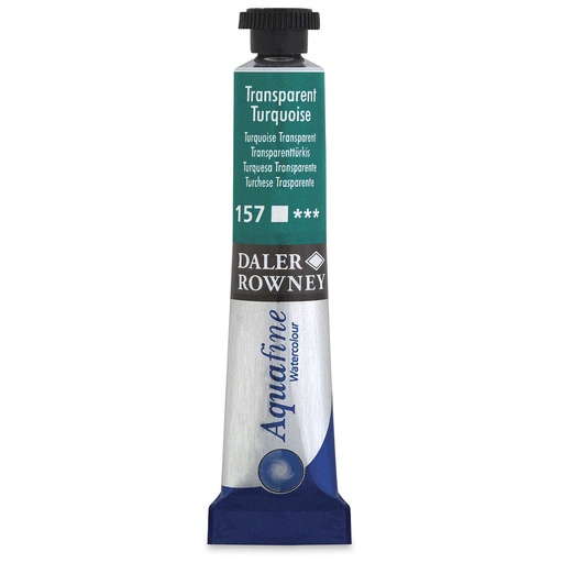 DALER ROWNEY AQUAFINE 8ML TRANSPARENT TURQUOISE