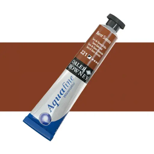 DALER ROWNEY AQUAFINE 8ML BURNT SIENNA