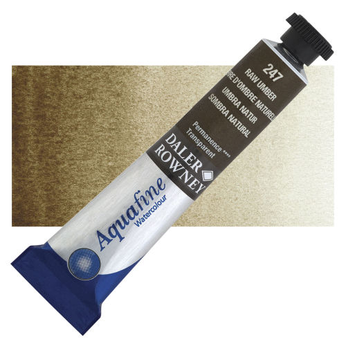 DALER ROWNEY AQUAFINE 8ML RAW UMBER