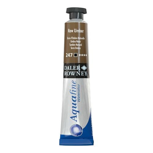 DALER ROWNEY AQUAFINE 8ML RAW UMBER