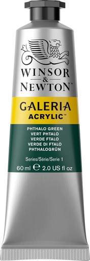 [2120522] WINSOR & NEWTON GALERIA ACRYLIC COLOUR 60ML TUBE PHTHALO GREEN