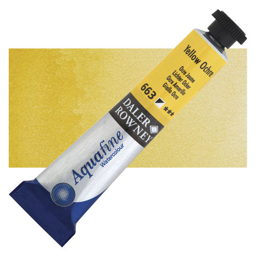 DALER ROWNEY AQUAFINE 8ML YELLOW OCHRE