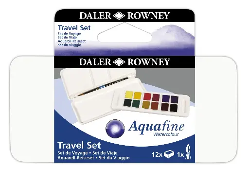 DALER ROWNEY AQUAFINE 12HP TRAVEL SET