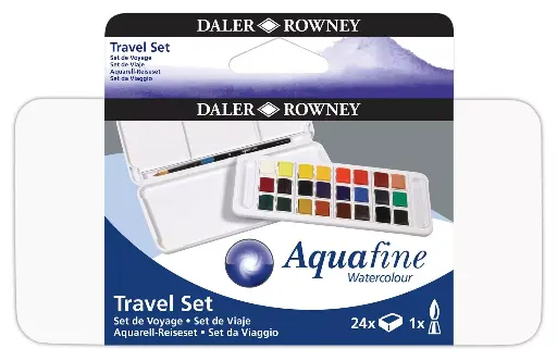 DALER ROWNEY AQUAFINE 24HP TRAVEL SET