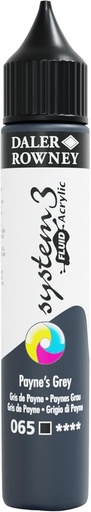 DALER ROWNEY SYSTEM3 FLUID 29.5ML PAYNE'S GREY