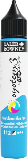 DALER ROWNEY SYSTEM3 FLUID 29.5ML COERULEUM BLUE HUE