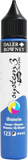 DALER ROWNEY SYSTEM3 FLUID 29.5ML ULTRAMARINE