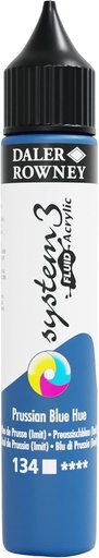 DALER ROWNEY SYSTEM3 FLUID 29.5ML PRUSSIAN BLUE