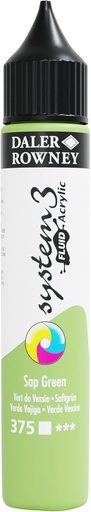 DALER ROWNEY SYSTEM3 FLUID 29.5ML SAP GREEN