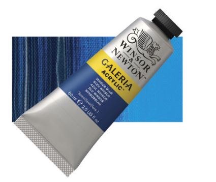 WINSOR & NEWTON GALERIA ACRYLIC COLOUR 60ML TBE WINSOR BLUE