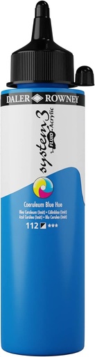 DALER ROWNEY SYSTEM3 FLUID 250ML COERULEUM BLUE HUE