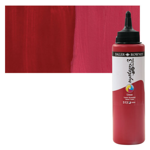 DALER ROWNEY SYSTEM3 FLUID 250ML CRIMSON