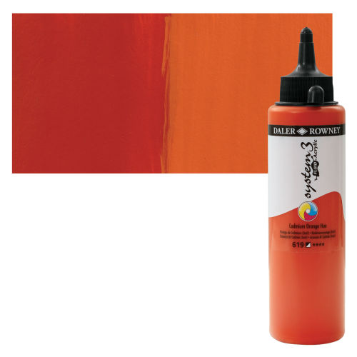 DALER ROWNEY SYSTEM3 FLUID 250ML CAD ORANGE HUE