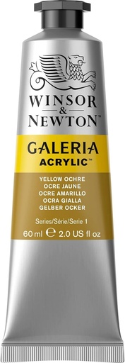 [2120744] WINSOR & NEWTON GALERIA ACRYLIC COLOUR 60ML TUBE YELLOW OCHRE