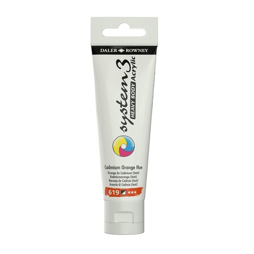 DALER ROWNEY SYSTEM3 HB 59ML CADMIUM ORANGE HUE