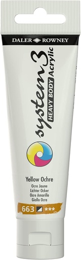 DALER ROWNEY SYSTEM3 HB 59ML YELLOW OCHRE