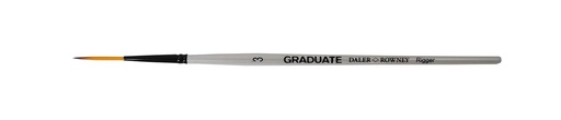 DALER ROWNEY GRADUATE SHORT HANDLE SYNTHETIC RIGGER SIZE 3