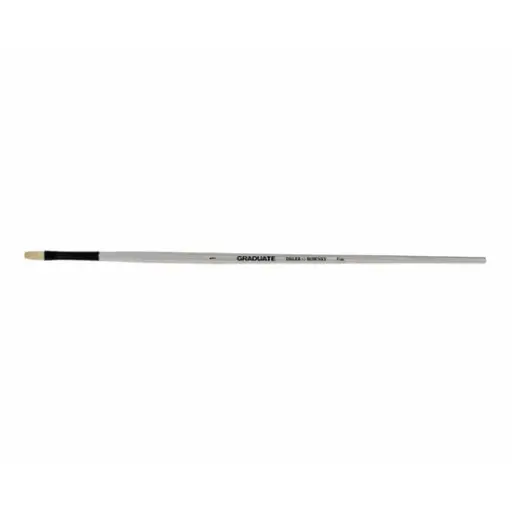 DALER ROWNEY GRADUATE LONG HANDLE BRISTLE FLAT SIZE 1