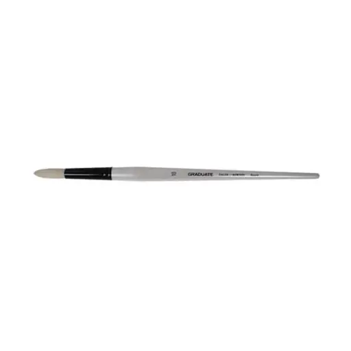 DALER ROWNEY GRADUATE LONG HANDLE BRISTLE ROUND SIZE 10