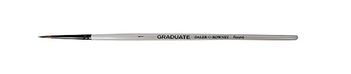 DALER ROWNEY GRADUATE SHORT HANDLE SYNTHETIC ROUND SIZE 1
