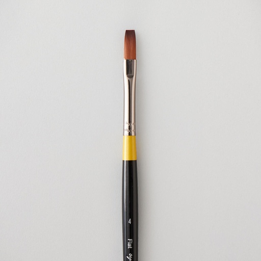 DALER ROWNEY SYSTEM3 LONG HANDLE FLAT SY44 SIZE 4