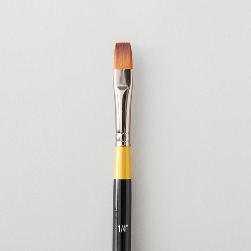 DALER ROWNEY SYSTEM3 SHORT HANDLE SHORT FLAT SY55 SIZE 1/4 INCH