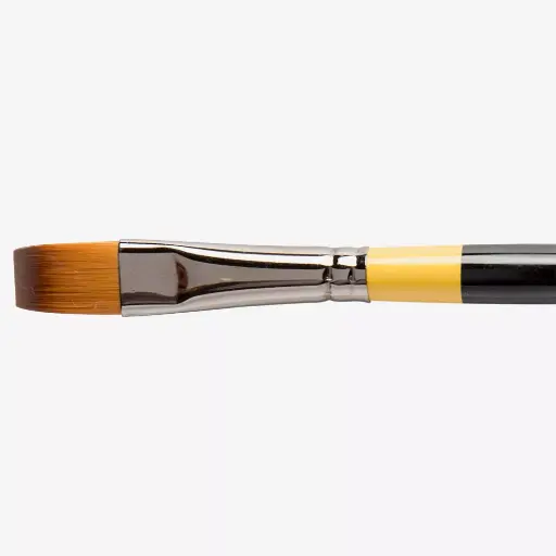 DALER ROWNEY SYSTEM3 SHORT HANDLE SHORT FLAT SY55 SIZE 1/2 INCH