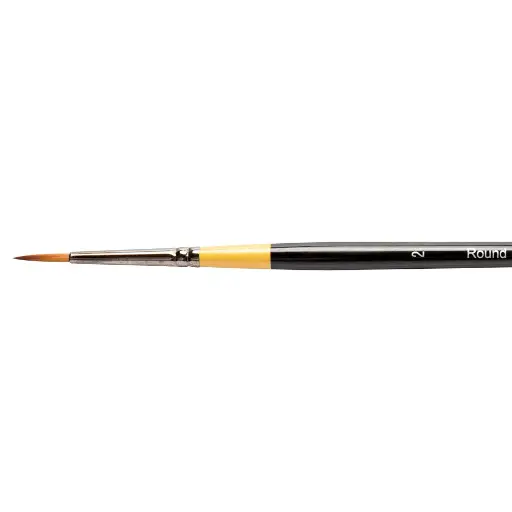 [281085002] DALER ROWNEY SYSTEM3 SHORT HANDLE ROUND SY85 SIZE 2
