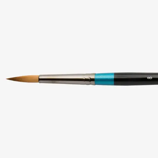 DALER ROWNEY AQUAFINE SHORT HANDLE ROUND AF85 SIZE 8